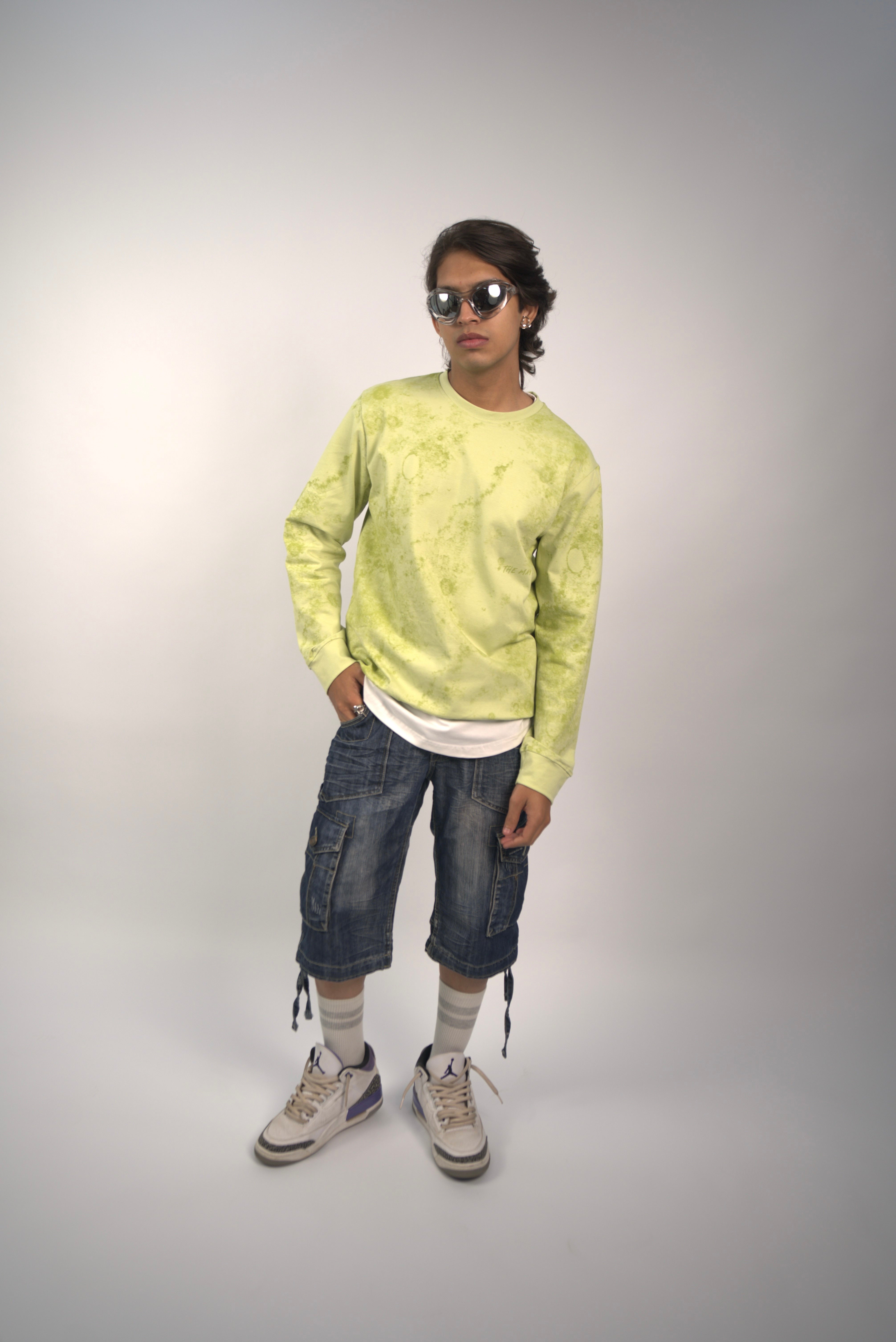 Moon sweatshirt Green