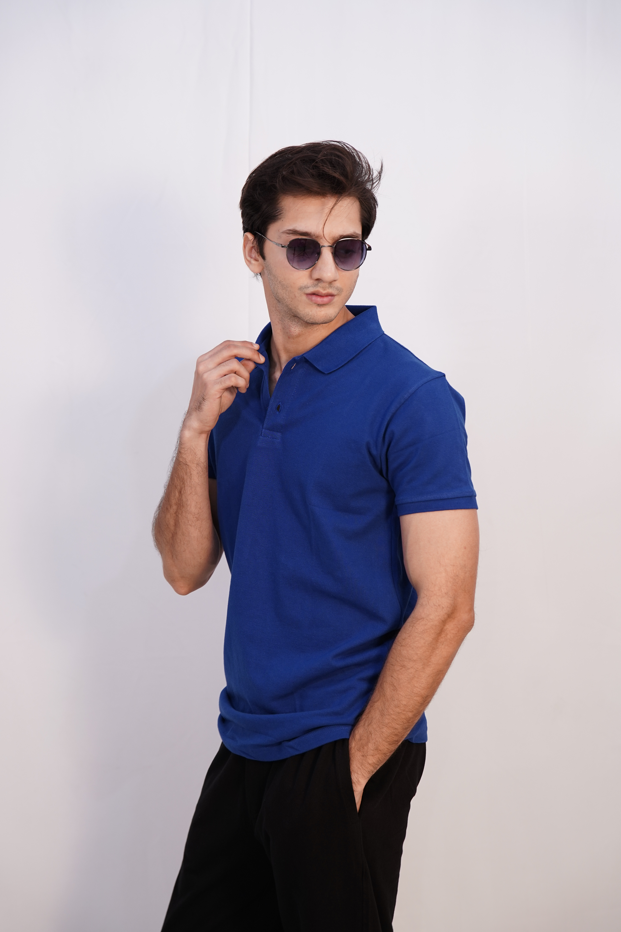 WIIZ BLUE POLO T-SHIRT