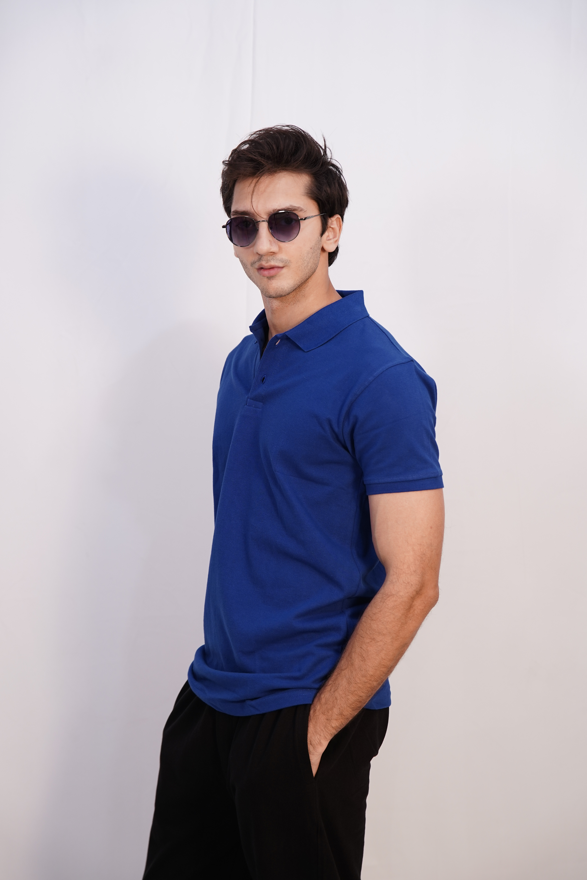 WIIZ BLUE POLO T-SHIRT