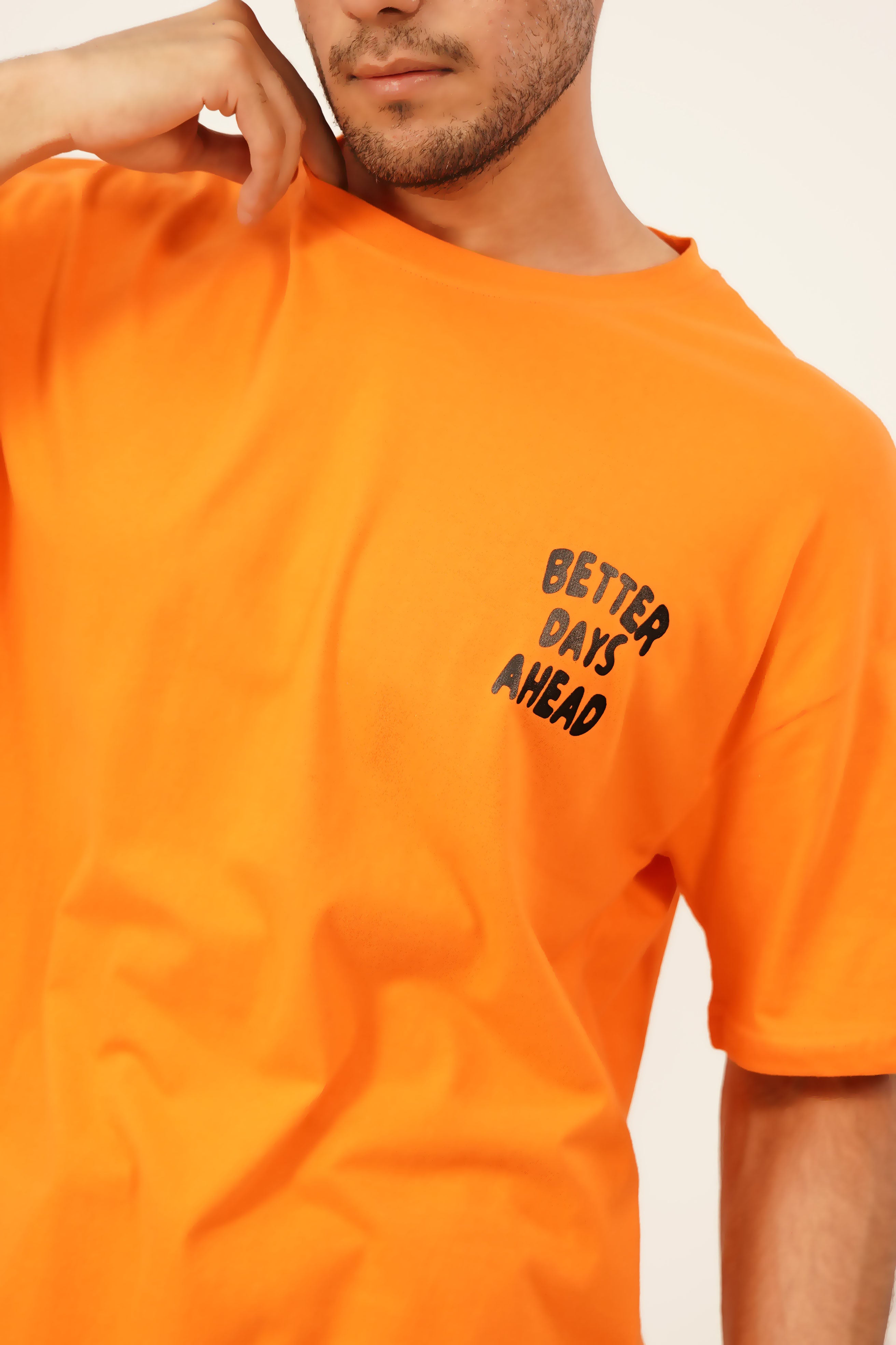 ORANGE "BETTER DAYS A HEAD" TSHIRT